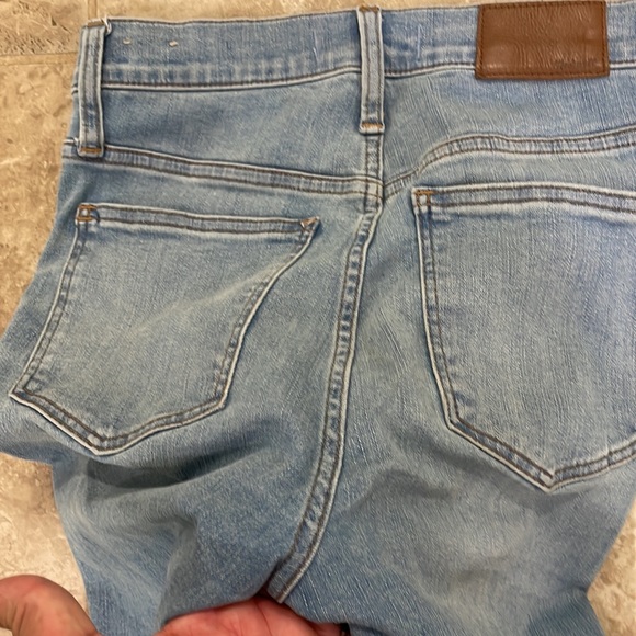 Madewell 10 in High Rise Skinny Jeans Exposed Button Fly M5327 Sz 25 - Picture 10 of 14